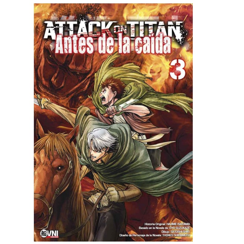 Attack On Titan: Antes De La Caida Tomo 3