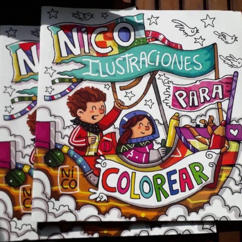 Nico Ilustraciones Para Colorear