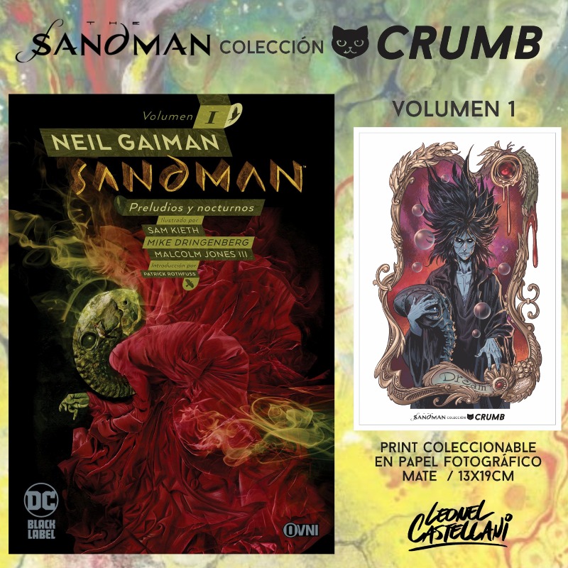 Sandman Vol  01 + Print Exclusivo