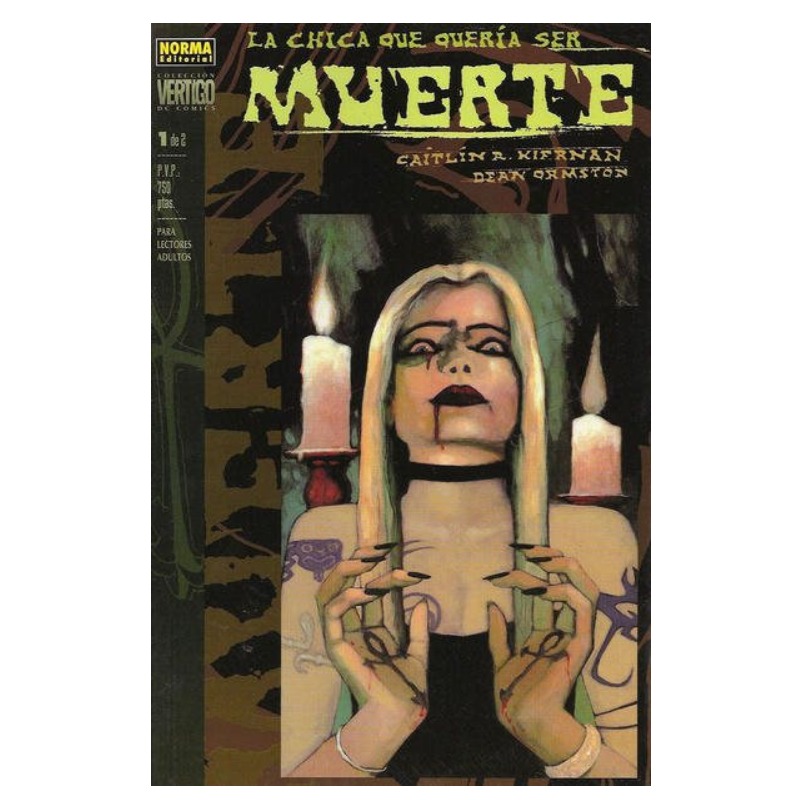 ColecciÓn Vertigo #105 La Chica Que Queria Ser Muerte #01