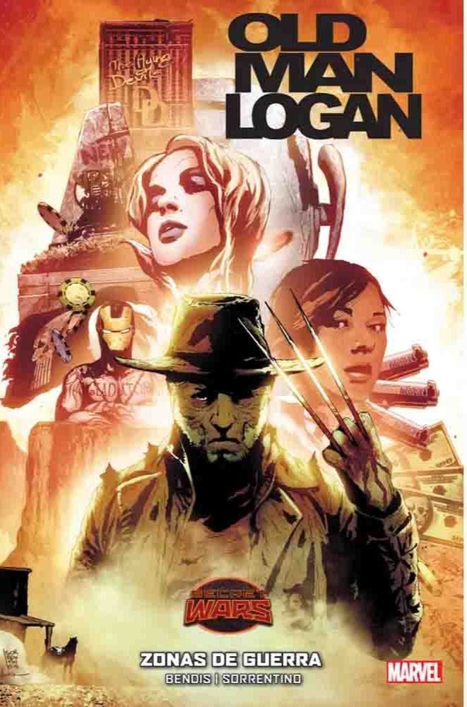 Marvel Vintage Old Man Logan De B. M. Bendis Y Sorrentino Zonas De Guerra